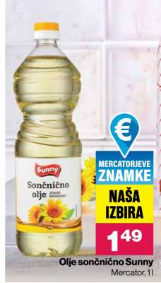 Olje sončnično Sunny