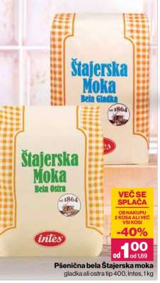 Pšenična bela Štajerska moka