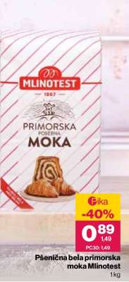 Pšenična bela primorska moka Mlinotest