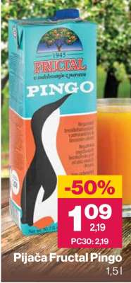 Pijača Fructal Pingo