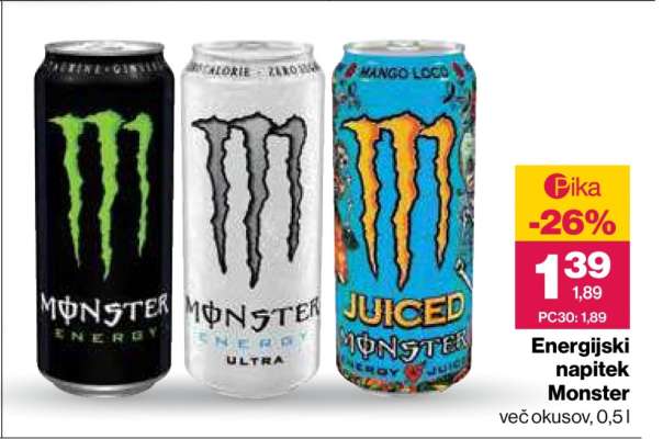 ENERGIJSKI NAPITEK MONSTER
