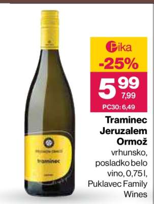 Traminec Jeruzalem Ormož