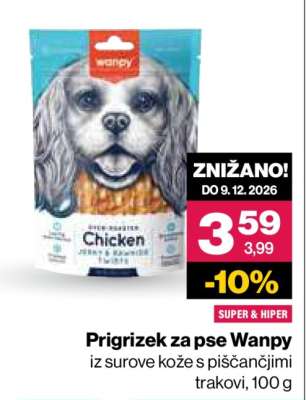 Prigrizek za pse Wanpy