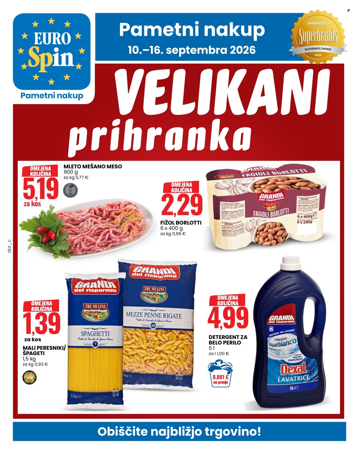 EuroSpin katalog - 10.09.2026 - 16.09.2026. Stran 1