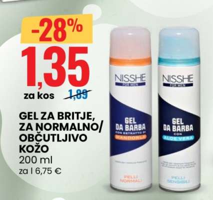 Nisshe Gel za britje