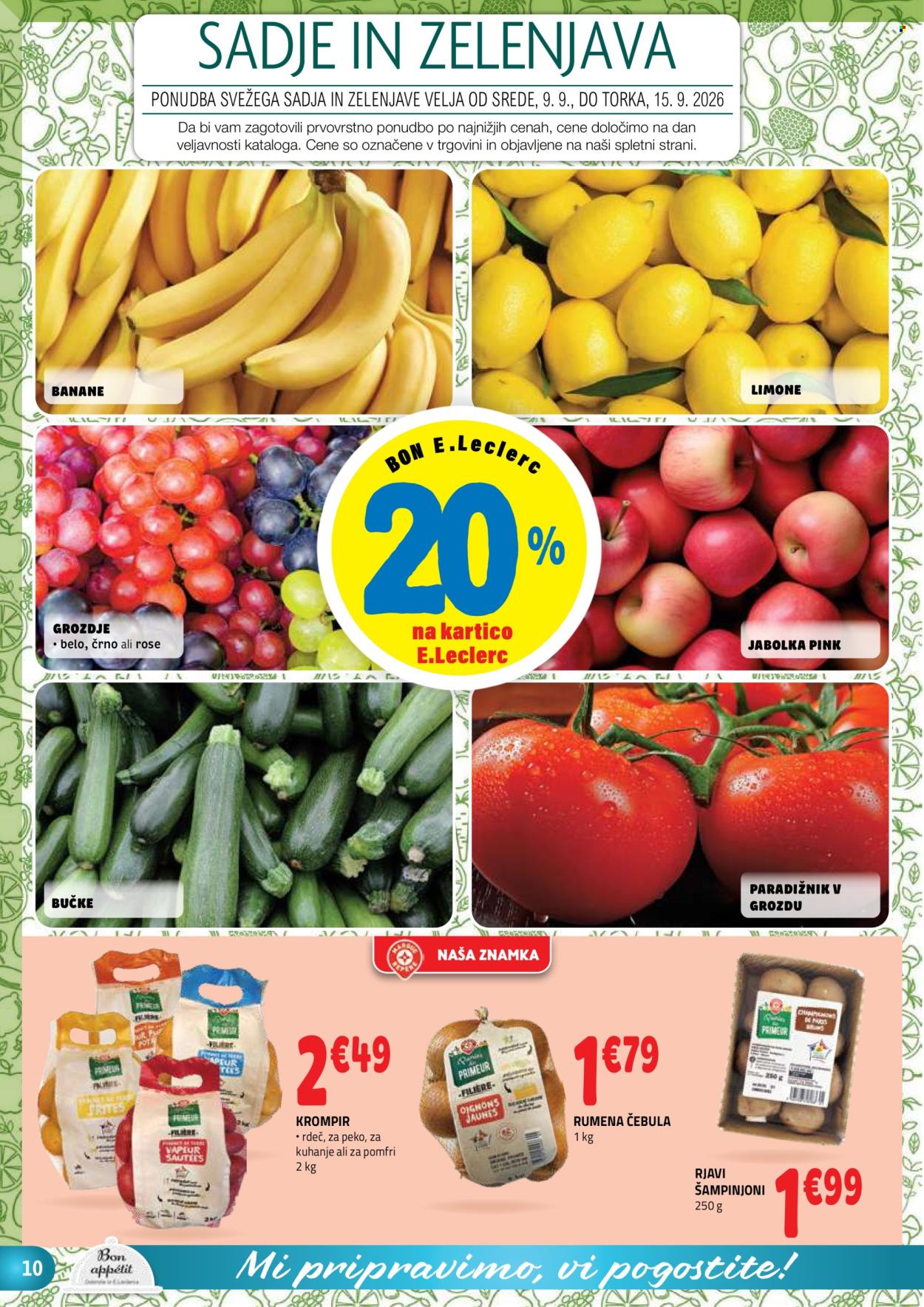 E.Leclerc katalog - 09.09.2026 - 19.09.2026. Stran 10