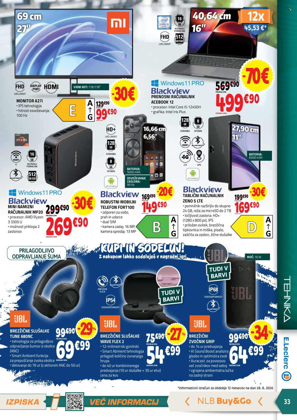 E.Leclerc katalog - 09.09.2026 - 19.09.2026. Stran 33