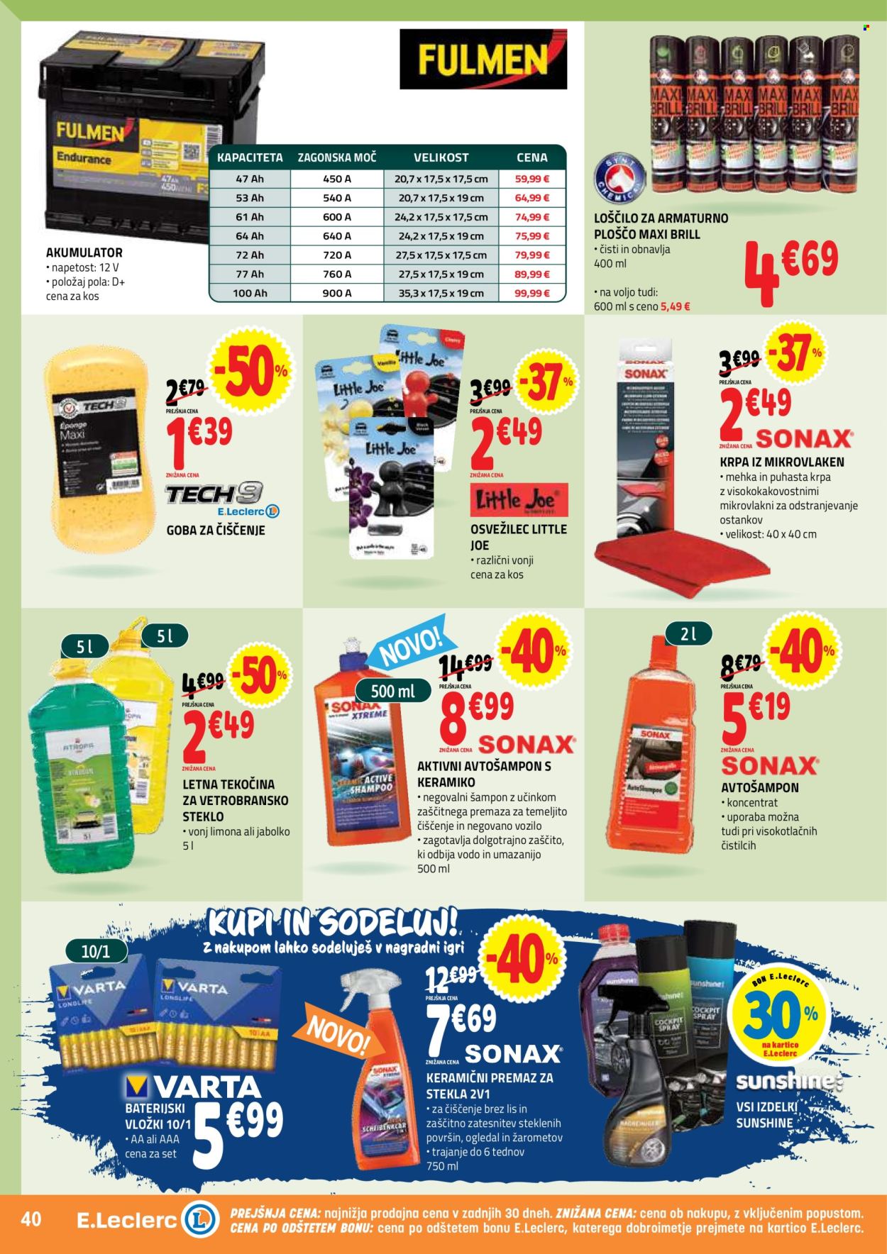 E.Leclerc katalog - 09.09.2026 - 19.09.2026. Stran 40