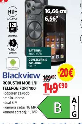 Blackview ROBUSTNI MOBILNI TELEFON FORT100