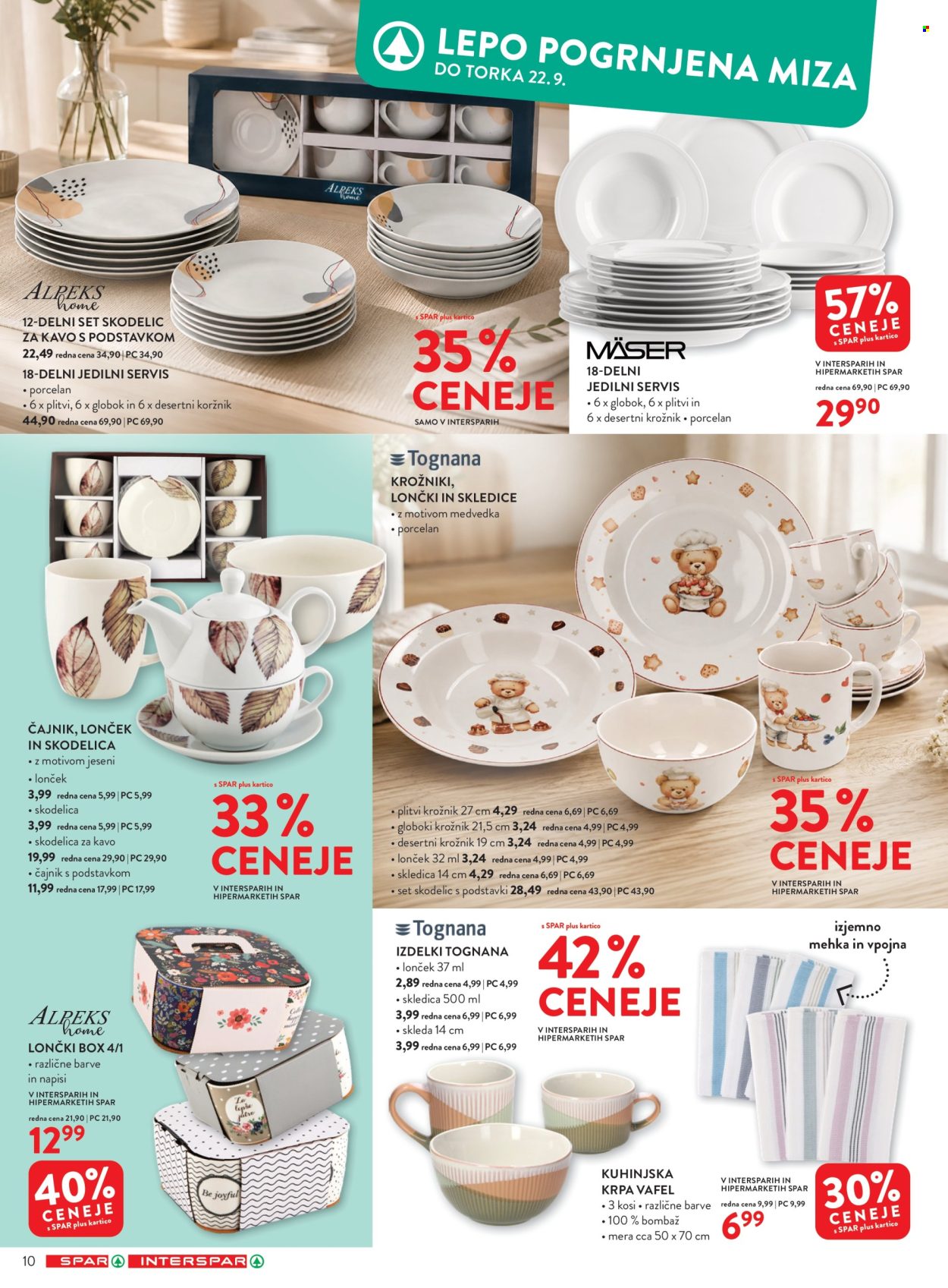 SPAR katalog - 09.09.2026 - 22.09.2026. Stran 10