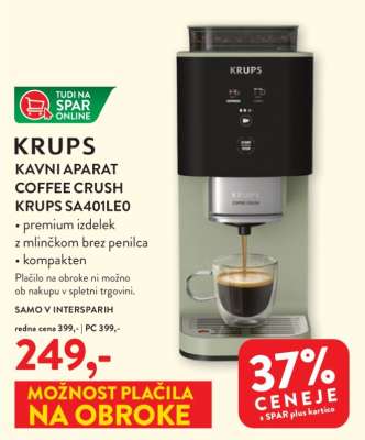 KRUPS Kavni aparat Coffee Crush KRUPS SA401LE0