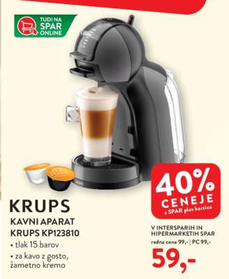 KRUPS Kavni aparat KRUPS KP123810
