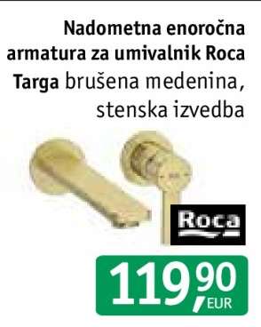 Nadometna enoročna armatura za umivalnik Roca Targa