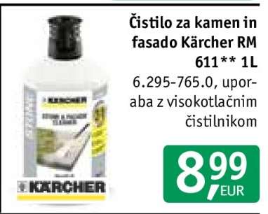 Čistilo za kamen in fasado Kärcher RM 611** 1L