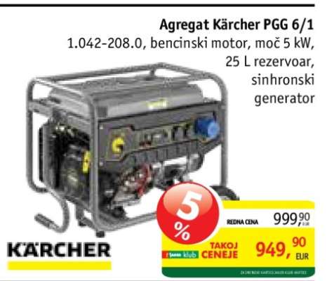 Agregat Kärcher PGG 6/1