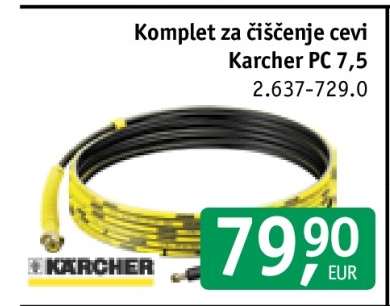 Komplet za čišćenje cevi Karcher PC 7,5
