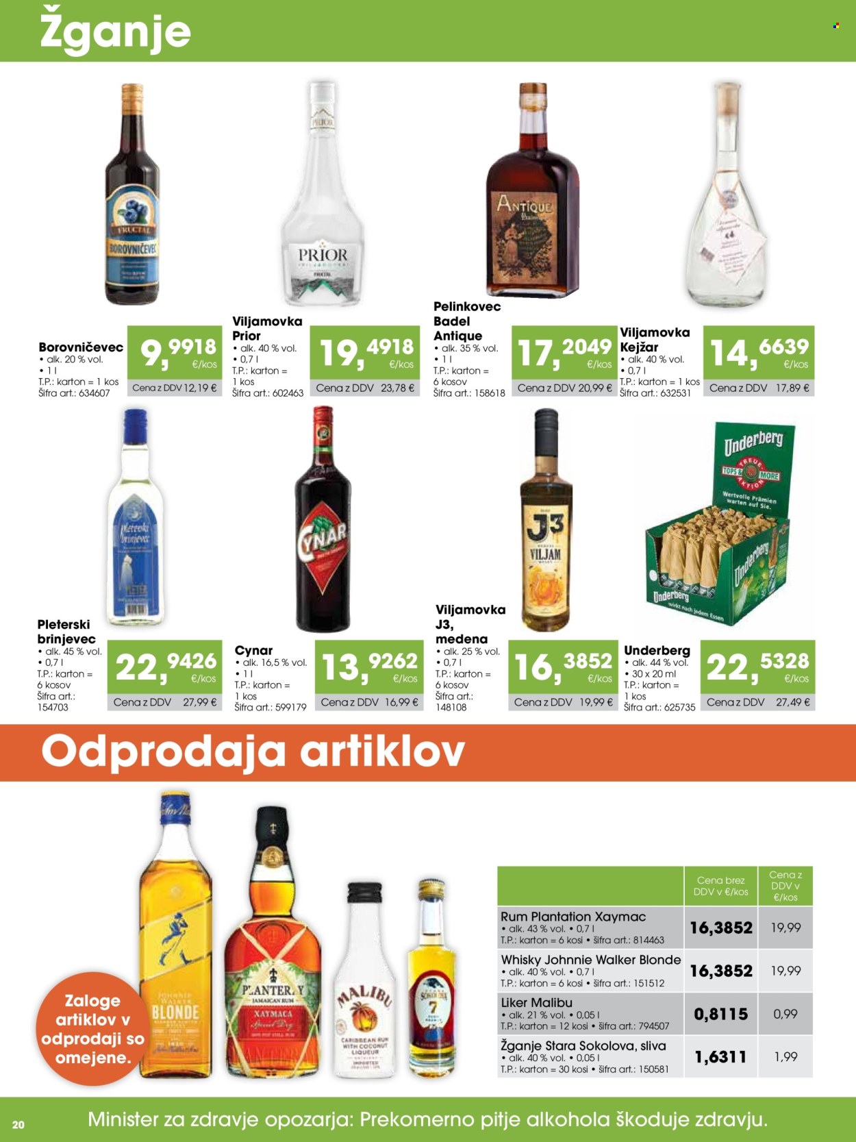 Tuš Cash & Carry katalog - 15.09.2026 - 14.10.2026. Stran 20