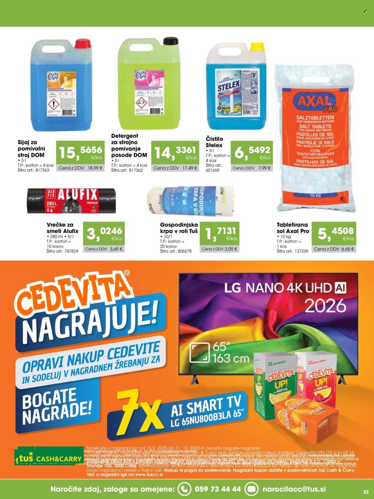 Tuš Cash & Carry katalog - 15.09.2026 - 14.10.2026. Stran 23
