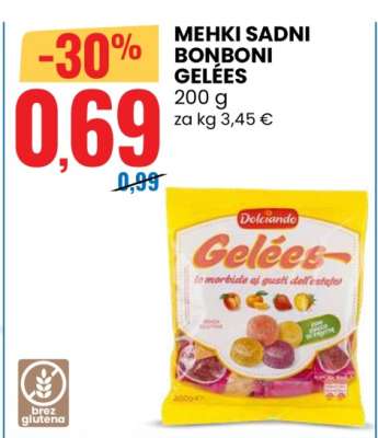 MEHKI SADNI BONBONI GELÉES