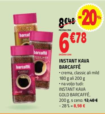 INSTANT KAVA BARCAFFE