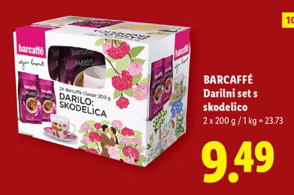 BARCAFFÉ Darilni set s skodelico