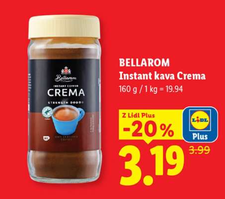 Bellarom Instant kava Crema
