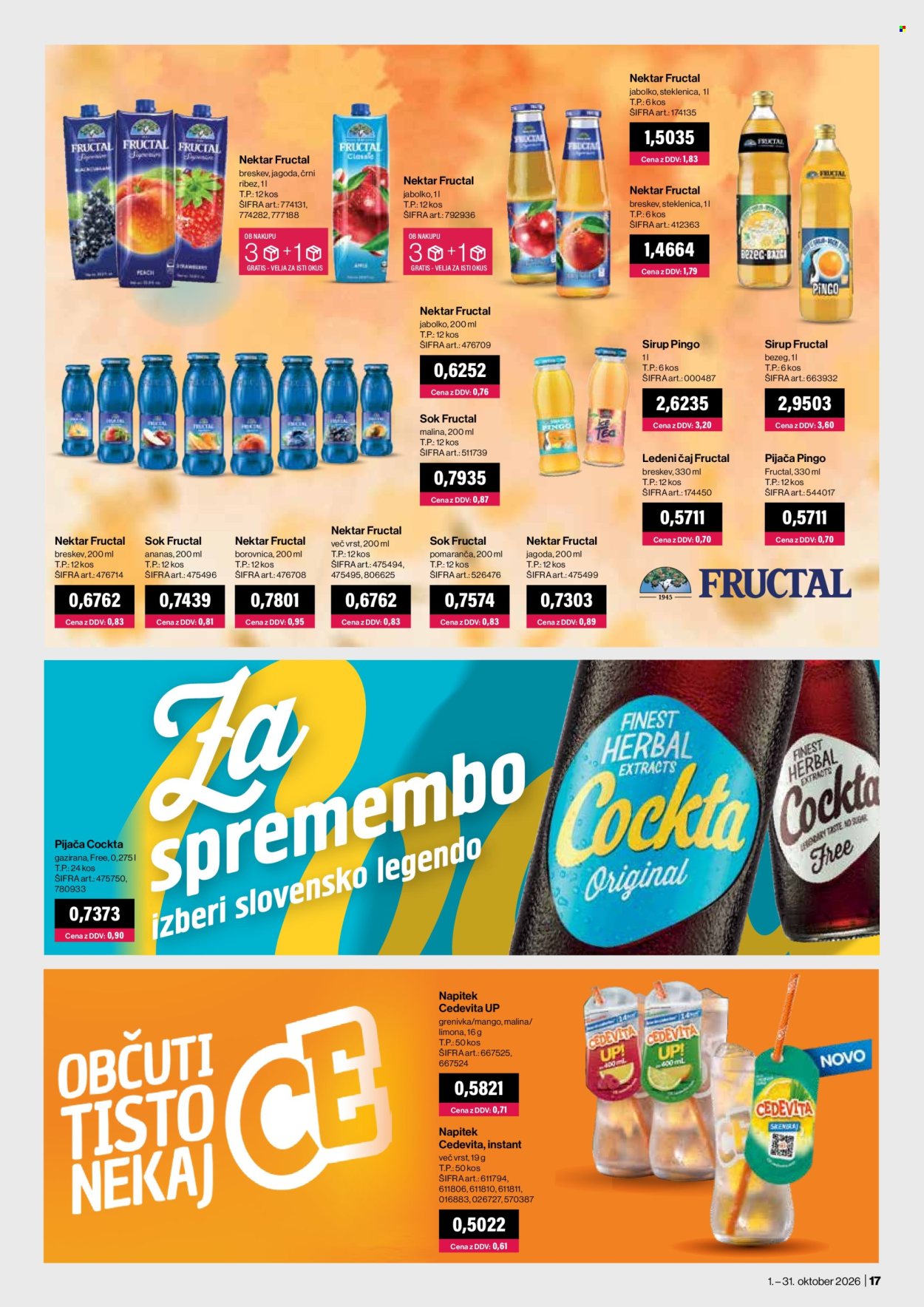 Mercator Cash & Carry katalog - 01.10.2026 - 31.10.2026. Stran 17