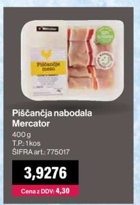 Piščančja nabodala Mercator