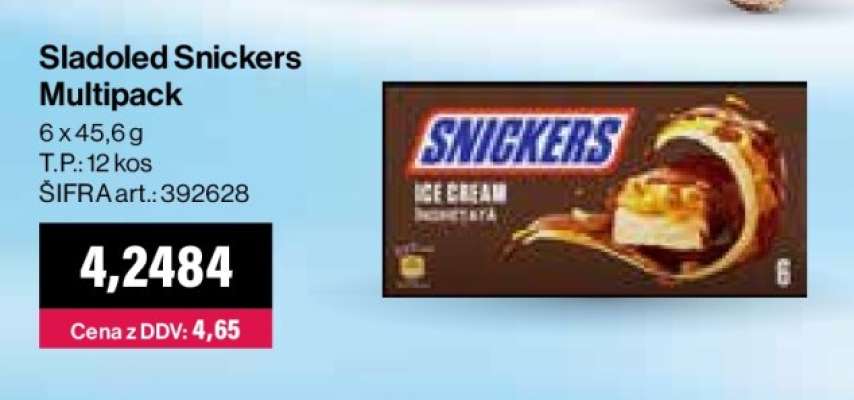 Sladoled Snickers Multipack