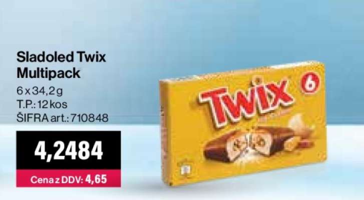 Sladoled Twix multipack