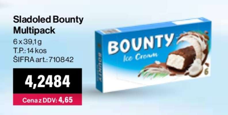 Sladoled Bounty Multipack