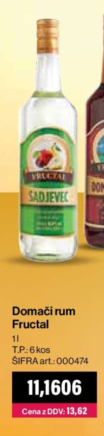 Domači rum Fructal
