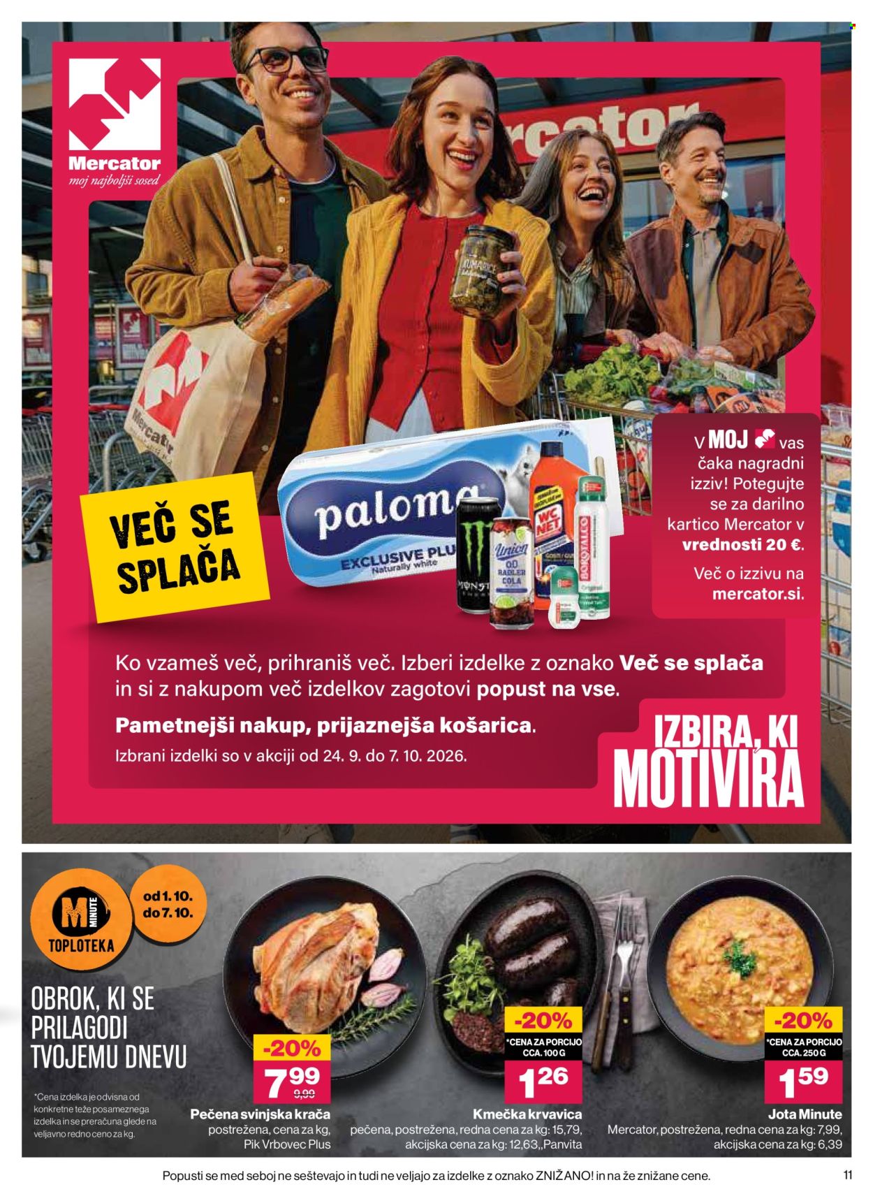 Mercator katalog - 01.10.2026 - 07.10.2026. Stran 11