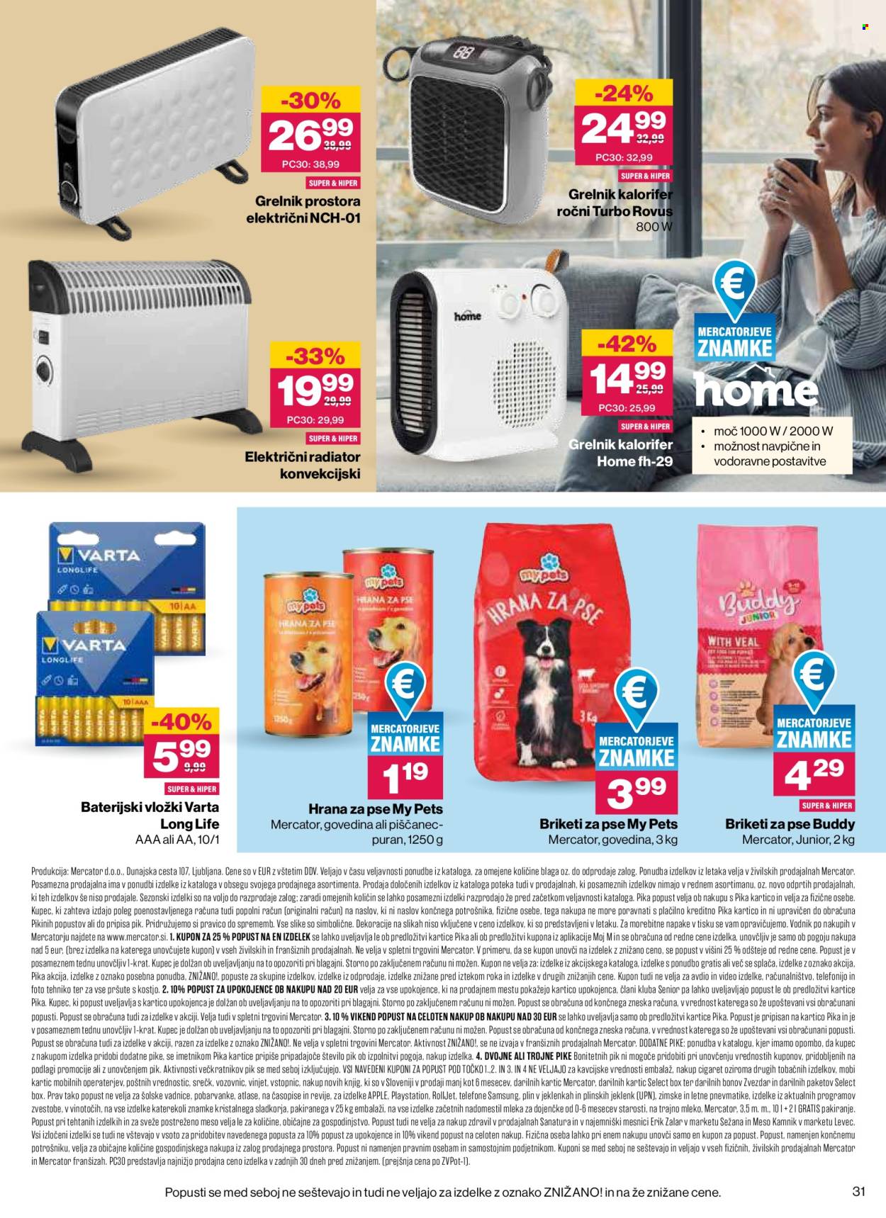 Mercator katalog - 01.10.2026 - 07.10.2026. Stran 31