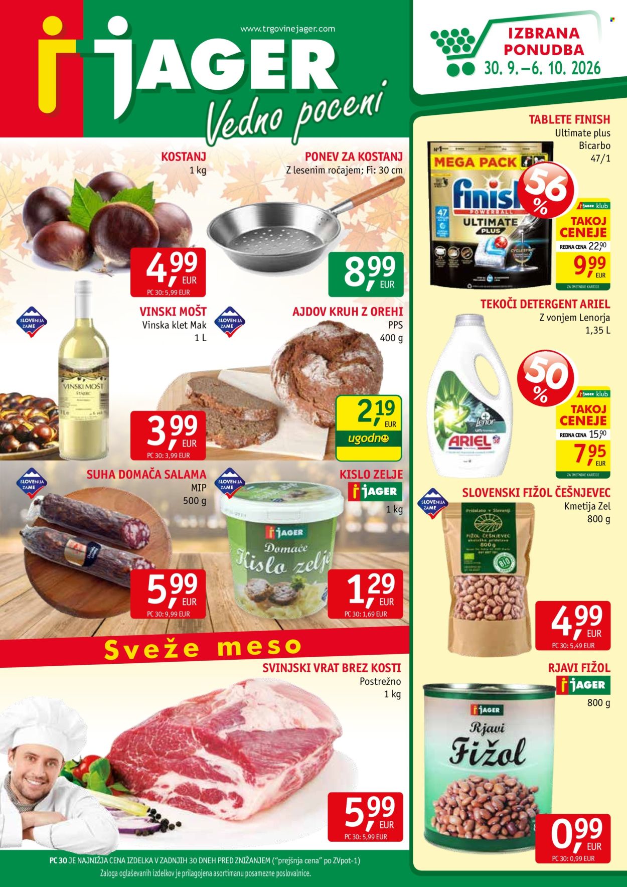 JAGER katalog - 30.09.2026 - 06.10.2026. Stran 1