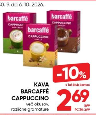 Kava Barcaffè Cappuccino