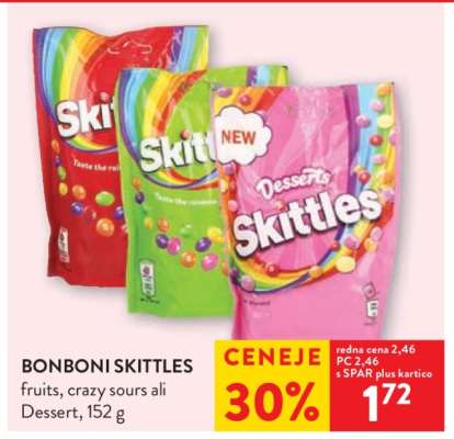 Bonboni Skittles