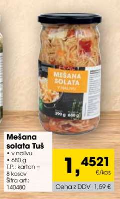 Mešana solata Tuš