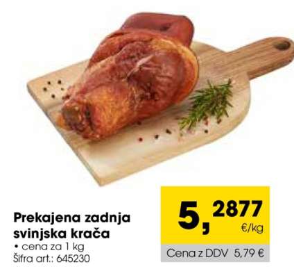 Prekajena zadnja svinjska krača