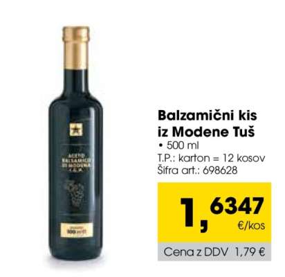 Balzamični kis iz Modene Tuš