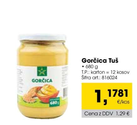 GORČICA TUŠ