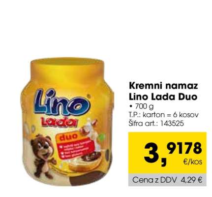 Kremni namaz Lino Lada Duo