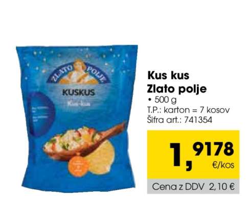 Kus Kus Zlato polje