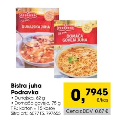 Bistra Juha Podravka