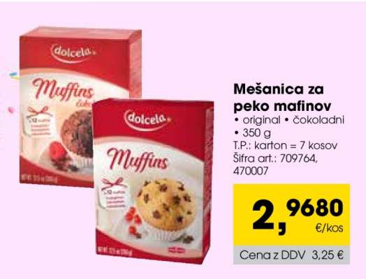 Mešanica za peko mafinov