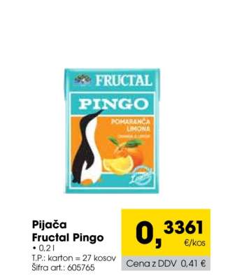 Pijača Fructal Pingo