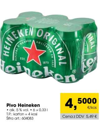 PIVO HEINEKEN