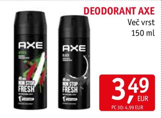 DEODORANT AXE