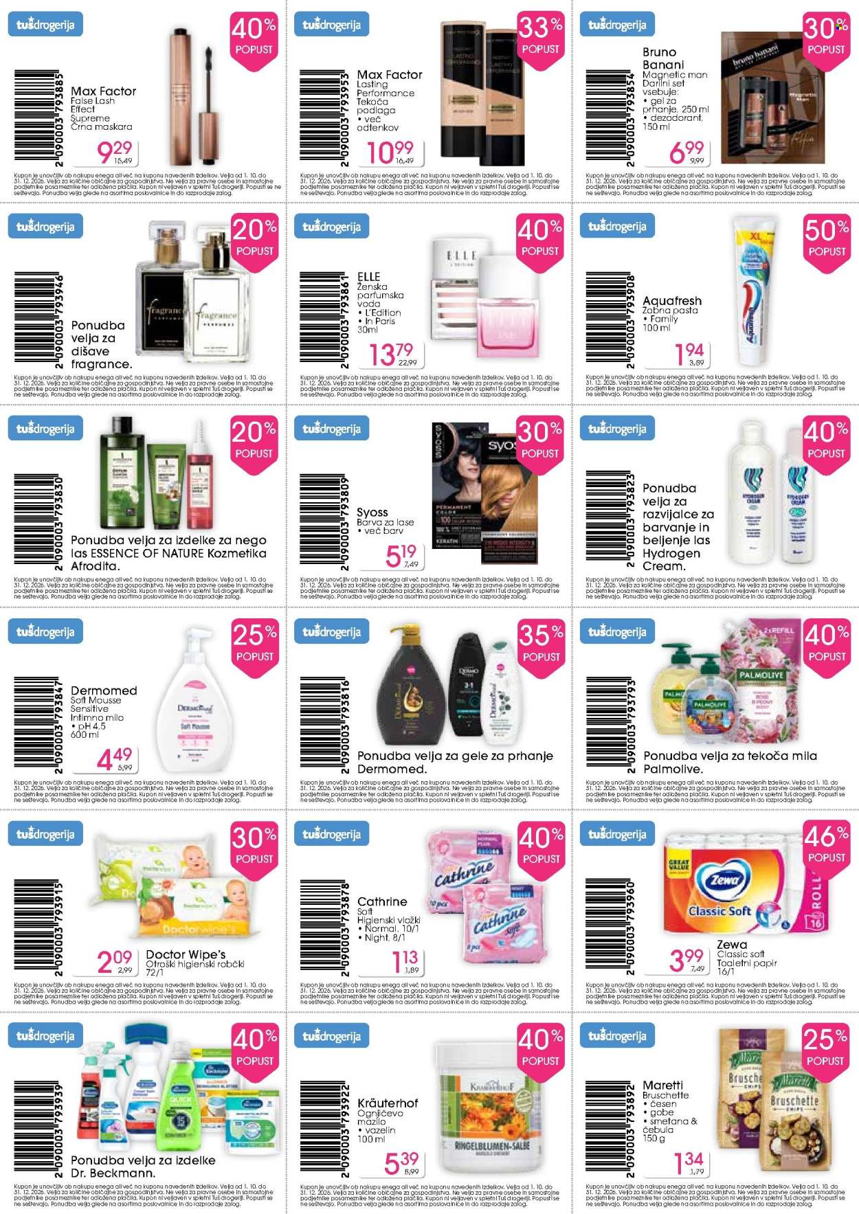 Tuš Drogeria katalog - 01.10.2026 - 31.12.2026. Stran 2