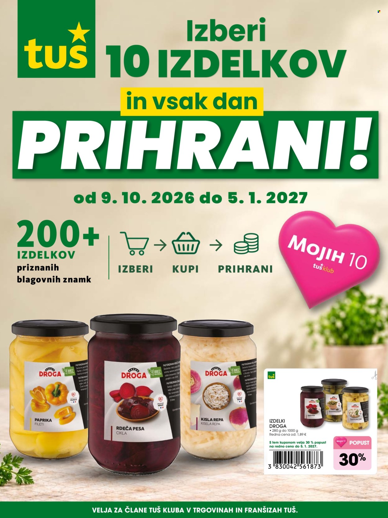 Tuš katalog - 09.10.2026 - 05.01.2027. Stran 1